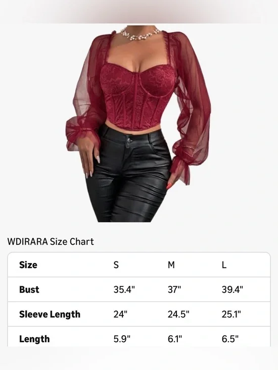 ❤️ Long sleeve crop top - Picture 4 of 4